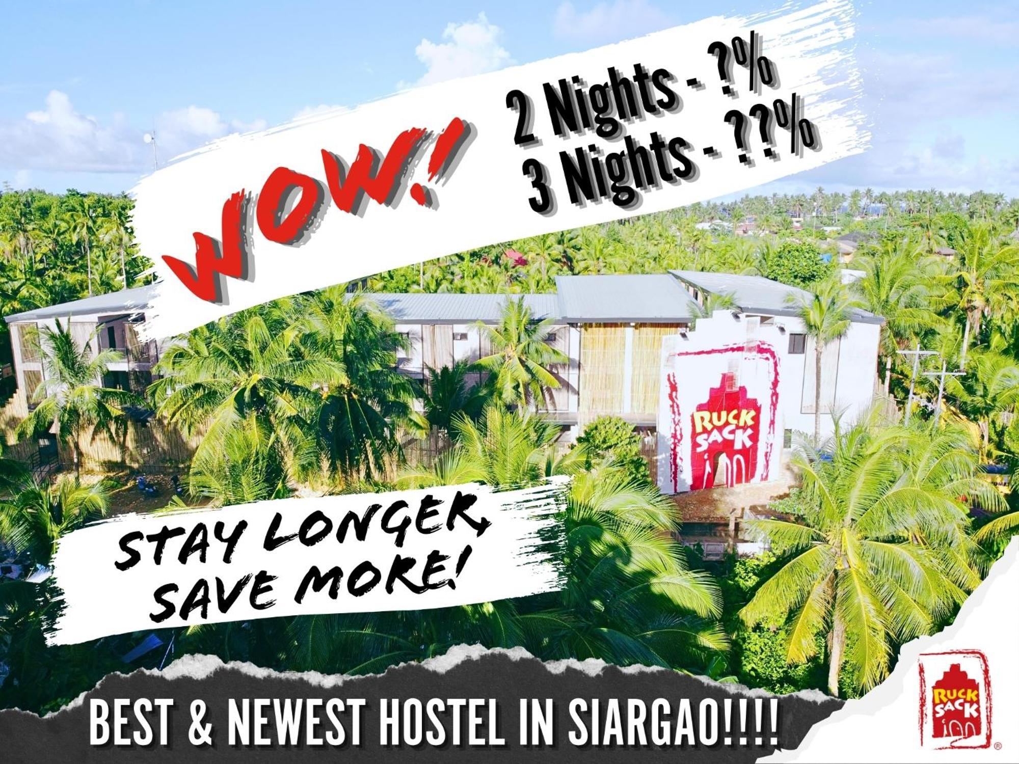 Rucksack Inn Siargao General Luna  Eksteriør billede